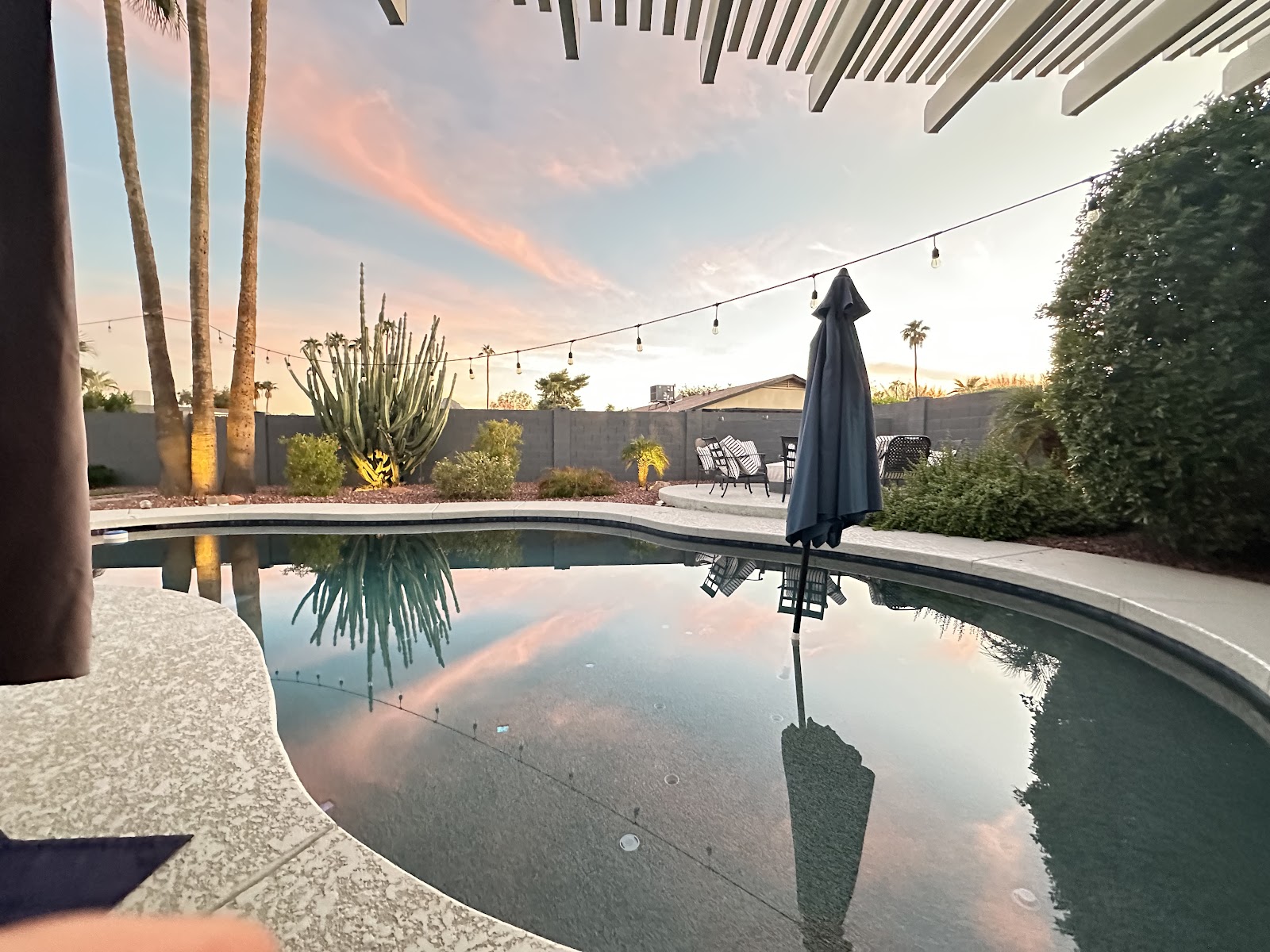 Desert Modern Pool Renovation in Gold Canyon